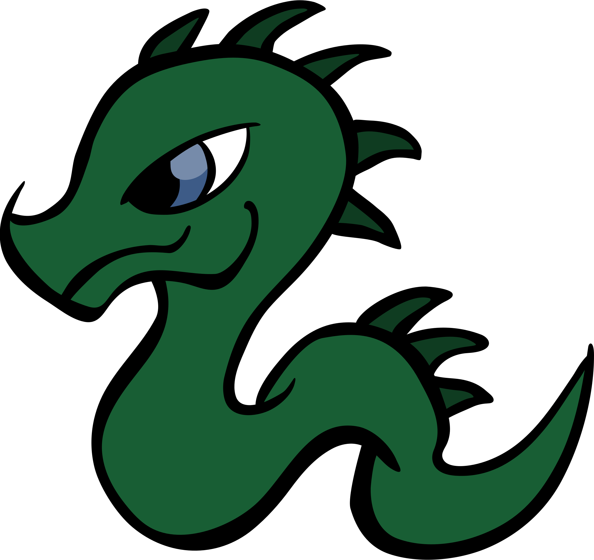 Baby Dragon Vector Clipart Image 2400x2266 Baby Dragon Vector Clipart Image