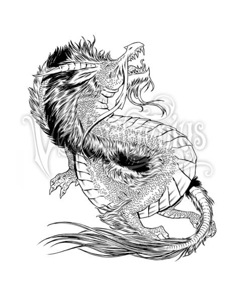 Oriental Dragon Clipart 468x580 Oriental Dragon Clipart