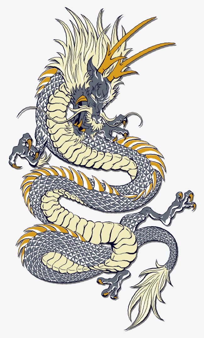 Vector Hand Painted Chinese Dragon, Chinese Vector, Dragon Vector 650x1077 Vector Hand Painted Chinese Dragon, Chinese Vector, Dragon Vector