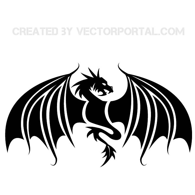 Dragon Vector Graphics 660x660 Dragon Vector Graphics