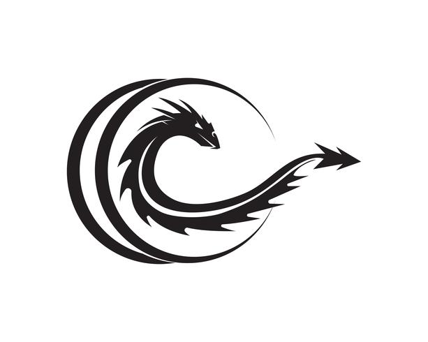 Dragon Vector Icon Illustration 613x490 Dragon Vector Icon Illustration