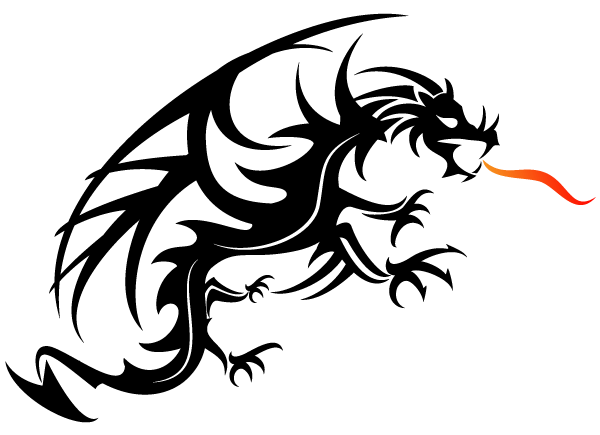 Free Dragon Vector Art 600x435 Free Dragon Vector Art