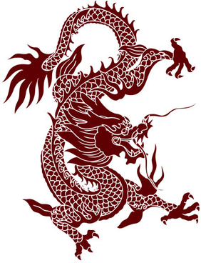 Chinese Dragon Vector Art Free Vector Download 282x368 Chinese Dragon Vector Art Free Vector Download