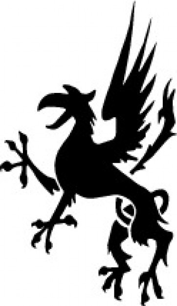 362x626 Vector Dragon Wings Silhouette Vector Dragon Wings