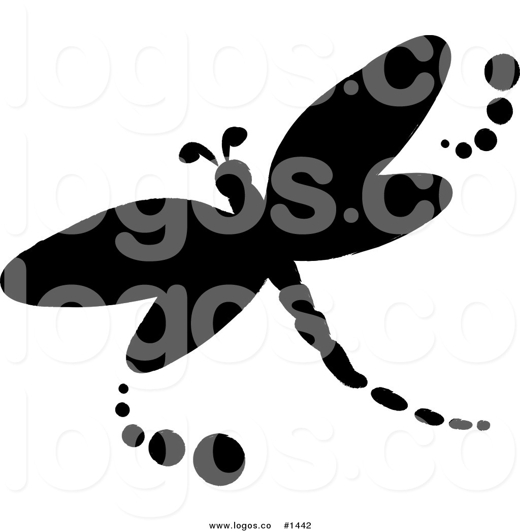 1024x1044 Royalty Free Vector Logo Icon Of A Black Dragonfly Silhouette