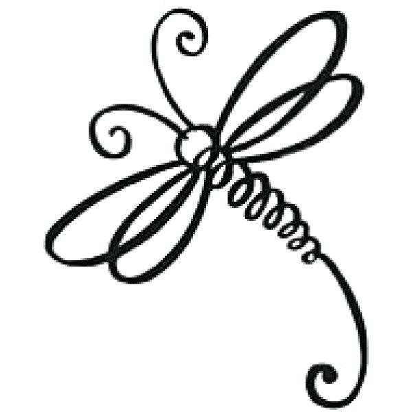 600x600 Free Dragonfly Clipart