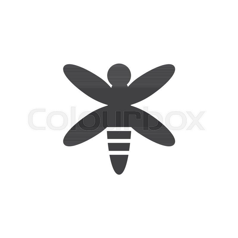 800x800 Dragonfly Vector Icon Filled Flat Stock Vector Colourbox