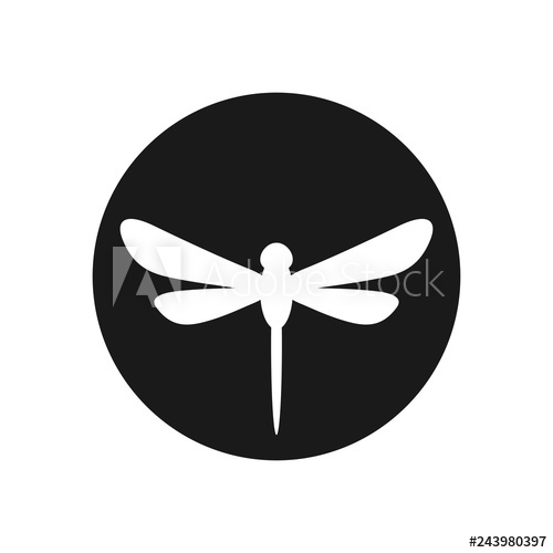 500x500 Dragonfly Vector Logo