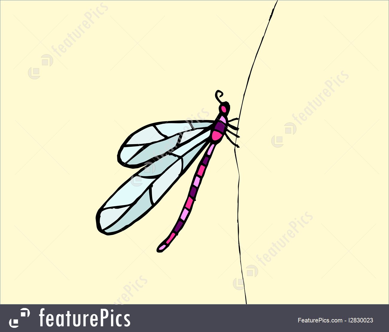 1300x1109 Dragonfly Vector