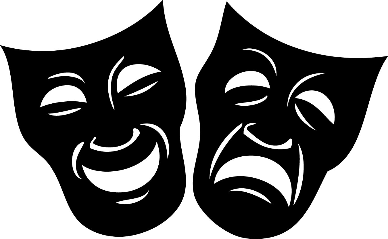 1350x830 Theatre Mask Clipart