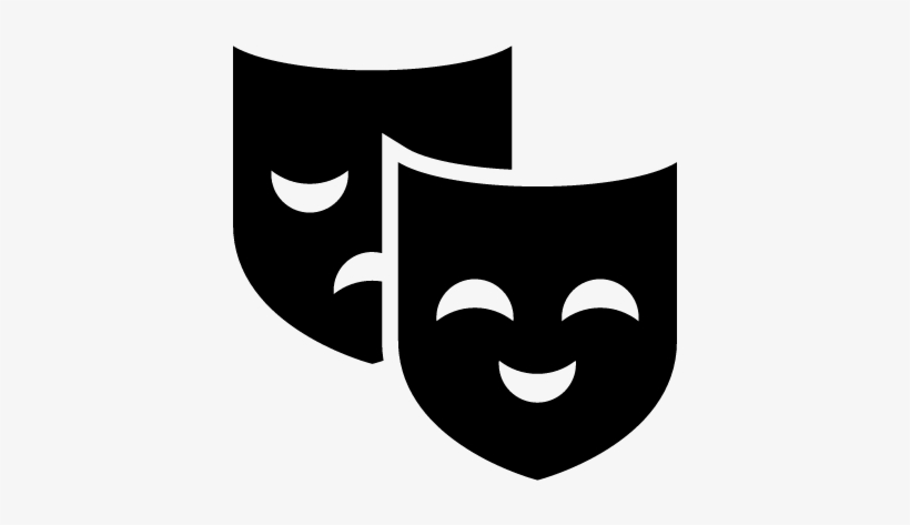 820x473 Theater Masks Vector