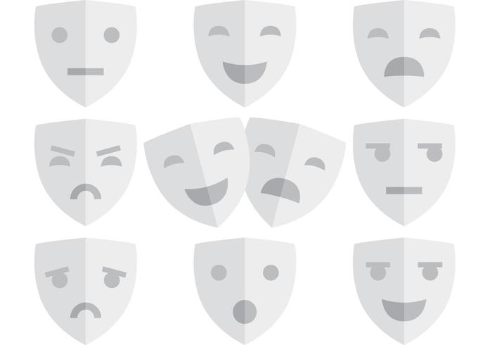 700x490 Theatre Face Mask Vectors
