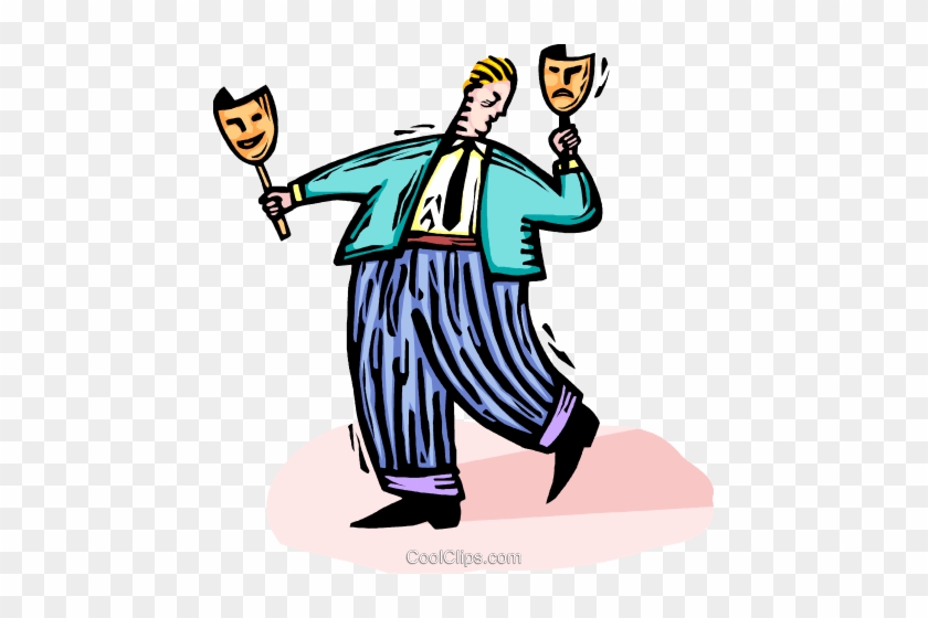 840x560 Comedy And Drama Mask Royalty Free Vector Clip Art