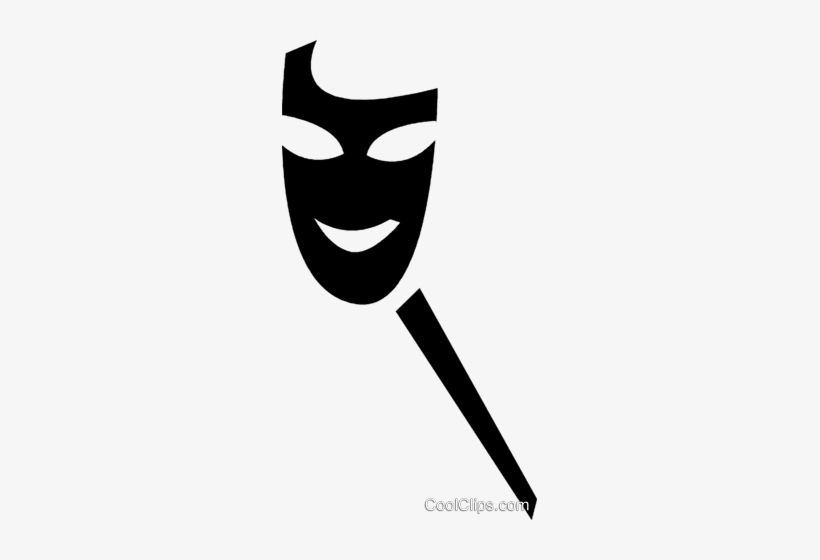 820x560 Comedydrama Mask Royalty Free Vector Clip Art Illustration