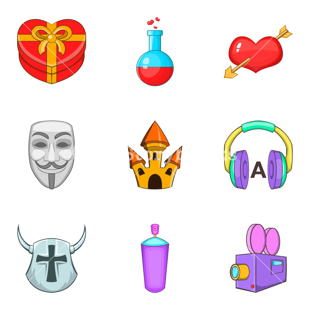 1000x1000 Drama Icons Set Cartoon Set Of Drama Vector Icons For Web