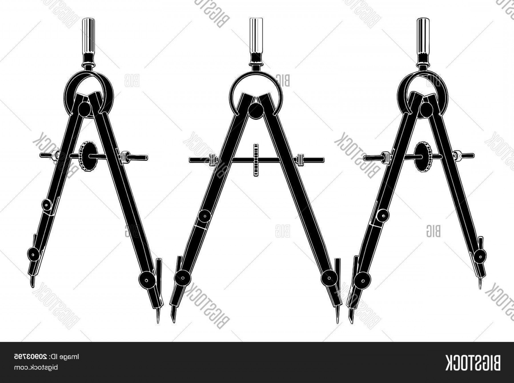 1800x1342 Stock Vector Drawing Compass Vector Createmepink