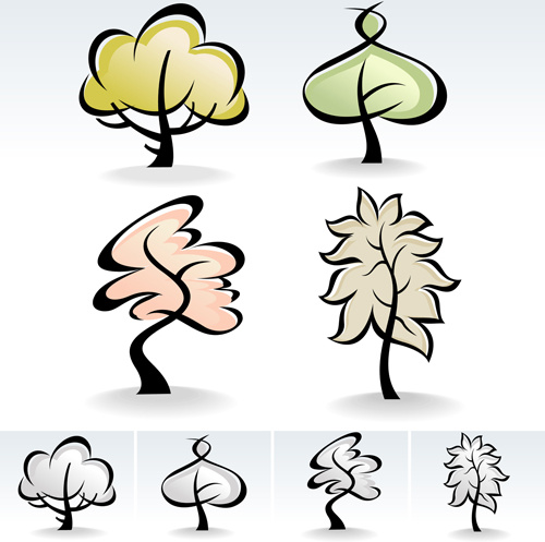 Drawing Cute Tree Vector Graphics Free Vector In Encapsulated 500x497 Drawing Cute Tree Vector Graphics Free Vector In Encapsulated
