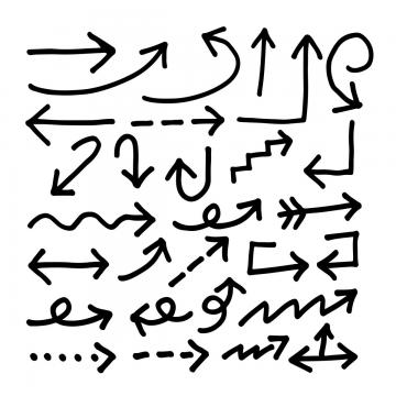 360x360 Hand Drawn Arrows Png, Vector, And Clipart With Transparent