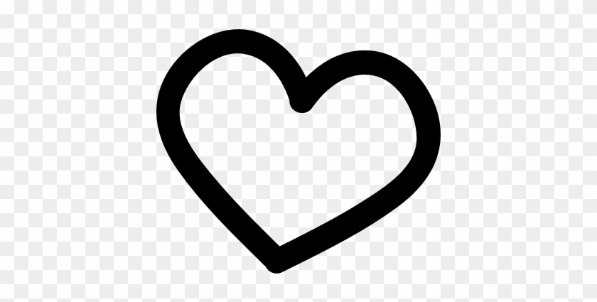 840x425 Heart Hand Drawn Symbol Outline Vector
