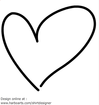 335x355 Hand Drawn Heart Clipart