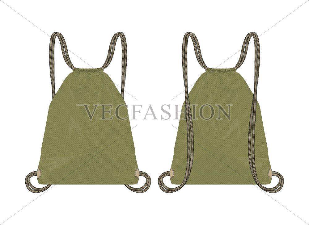 Drawstring Backpack Vector Illustration Bag Accessories 1000x729 Drawstring Backpack Vector Illustration Bag Accessories