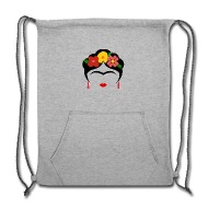 Frida Vector Sweatshirt Drawstring Bag Spreadshirt 190x190 Frida Vector Sweatshirt Drawstring Bag Spreadshirt