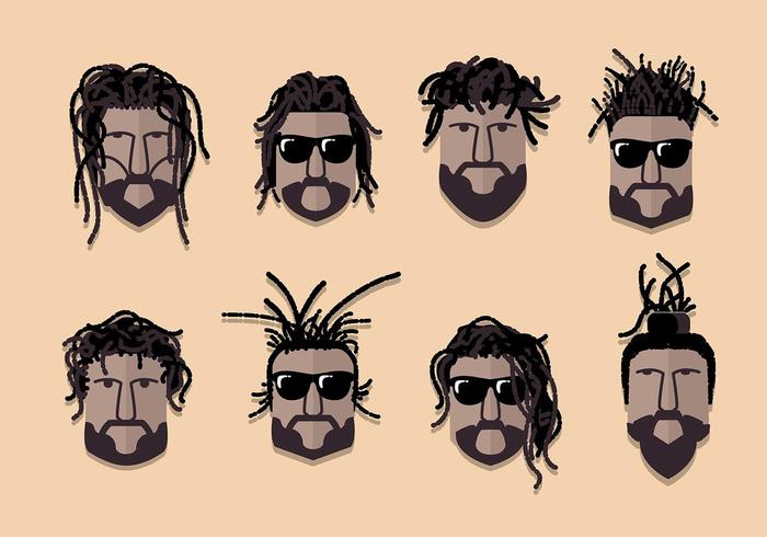 Dreadlocks Vector At Vectorified Com Collection Of Dreadlocks Vector Free For Personal Use