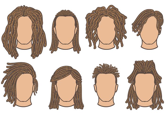 700x490 Dreads Icons Vector