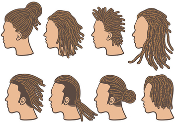 Dreadlocks Vector at Vectorified.com | Collection of Dreadlocks Vector ...