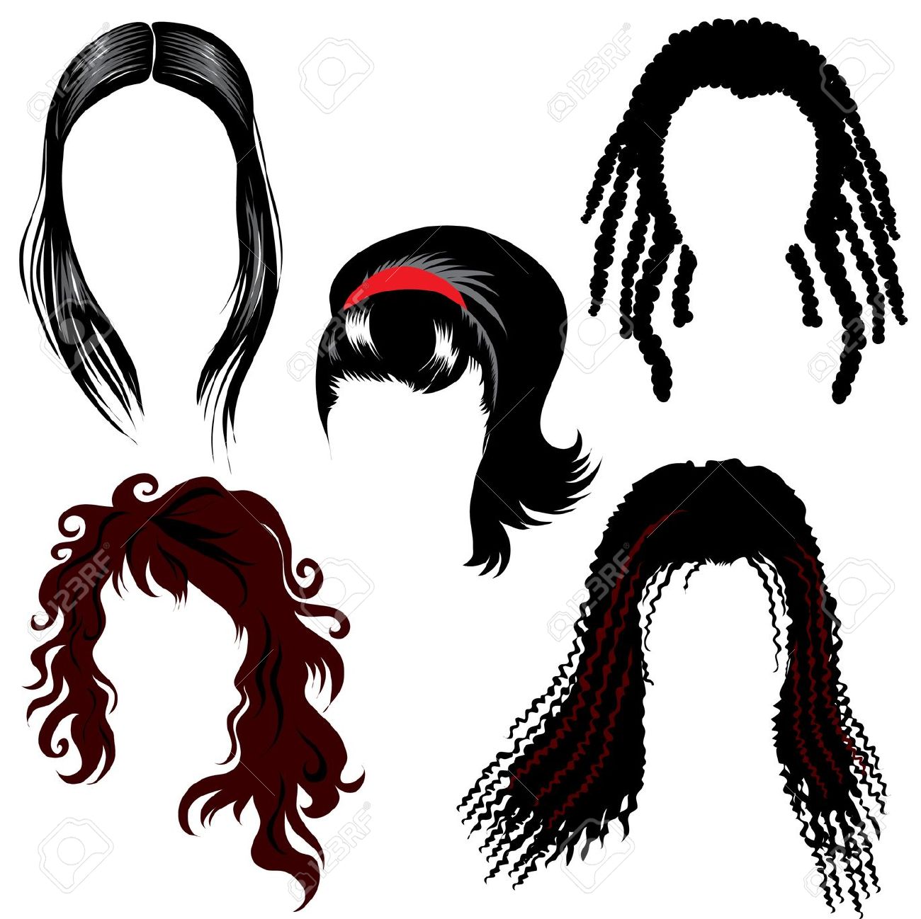 Dreads Vector At Collection Of Dreads Vector Free For Personal Use 