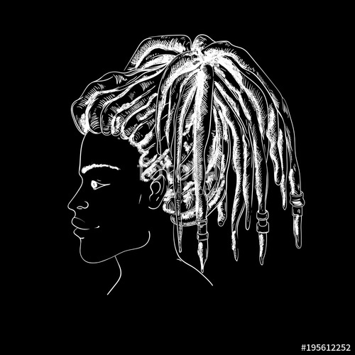 Dreads Vector At Collection Of Dreads Vector Free For Personal Use 