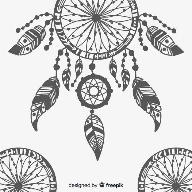 626x626 Dream Catcher Vector Free Download