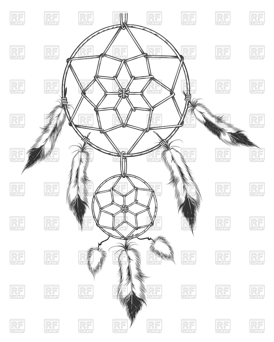 960x1200 Dream Catcher Vector Image Of Objects