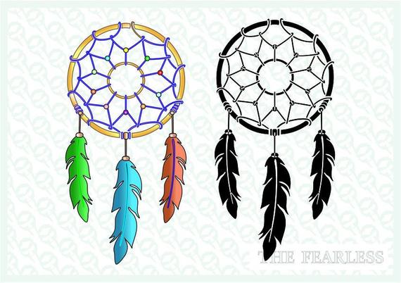 570x402 Dream Catcher Vector Catch All Clipart Various Formats Etsy