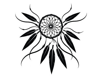 400x300 Dream Catcher Vector Image