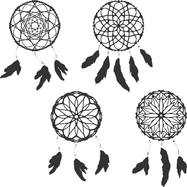 717x720 Free Photo Element Pen Pattern White Dreamcatcher Vector