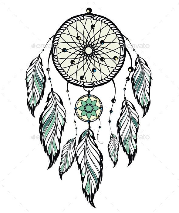 590x700 Indian Dream Catcher