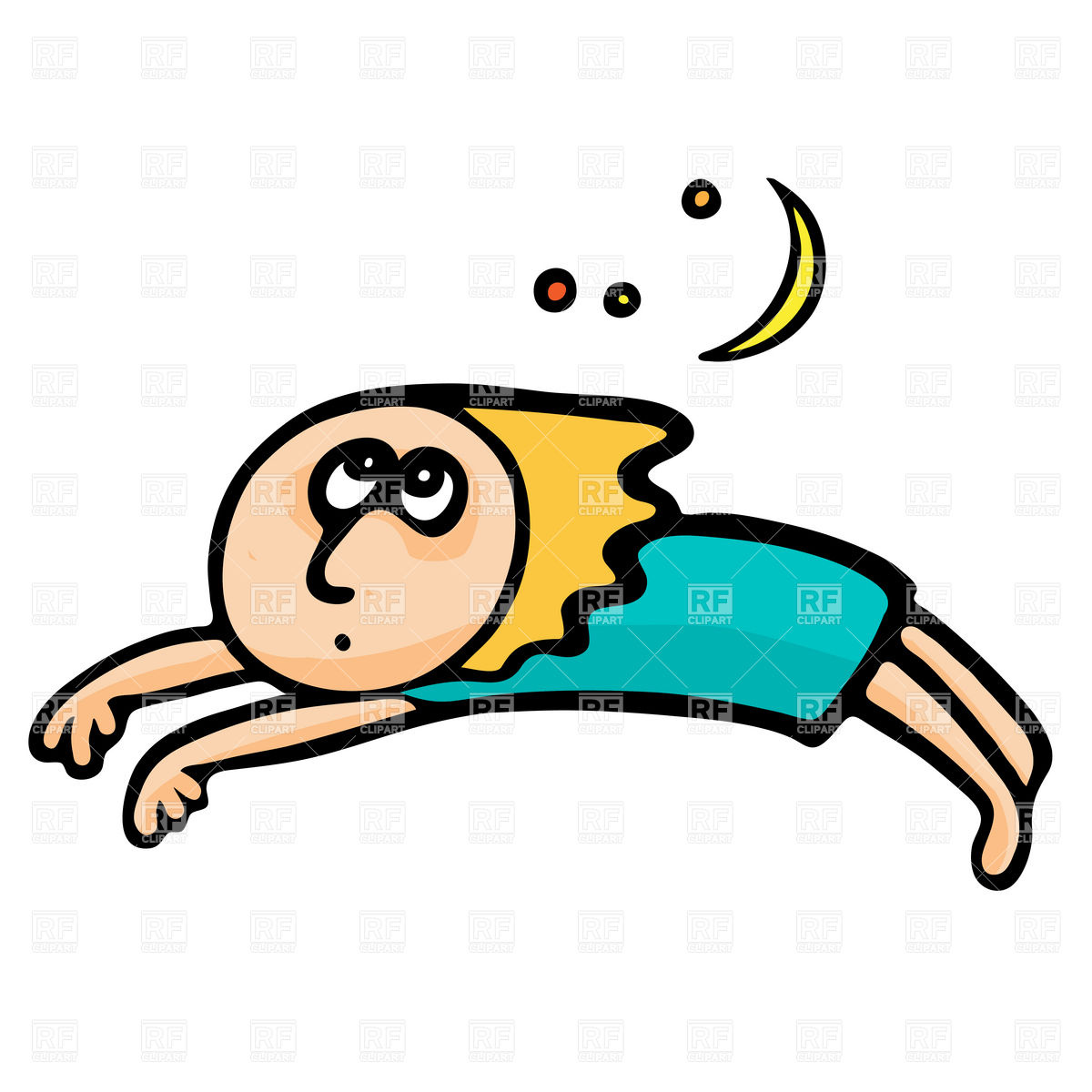 1200x1200 Little Girl Is Flying In Dream Vector Image Of People Dvarg