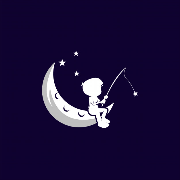 626x626 Child Dream Vector Design Illustration Template Vector Premium