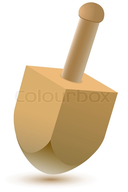 533x800 Illustration Of Hanukkah Dreidel On Stock Vector Colourbox