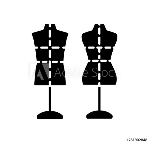 500x480 Male Female Dressmaking Mannequin With Base Stand Markings