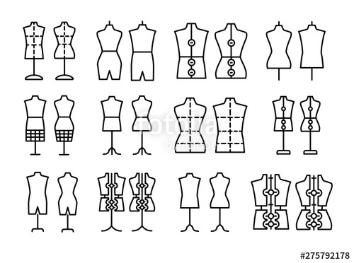 500x372 Male Female Dressmaking Mannequin Signs Of Tailor Dummy