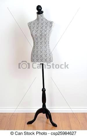 300x470 Vintage Dress Form Pink Design In Stock Vector Royalty Free Wire