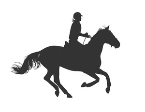 300x232 Dressage Royalty Free Vectors