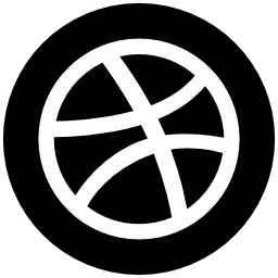 256x256 Dribbble Logo
