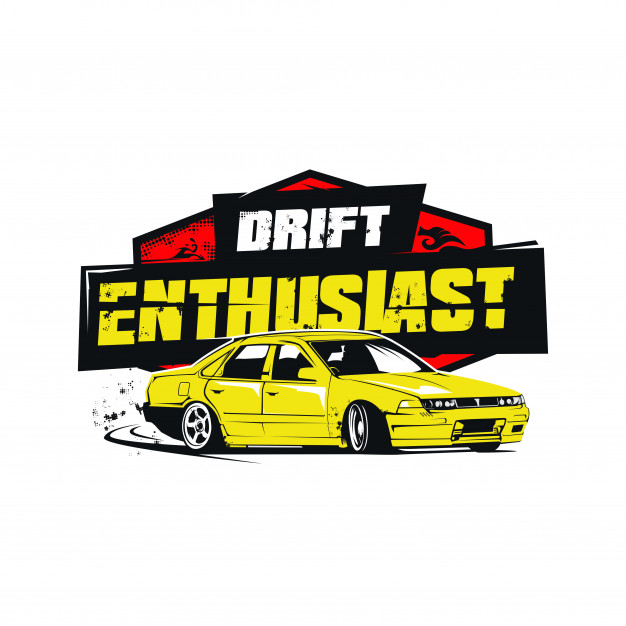 626x626 Drift Car Logo T Shirt Modern Speed Vector Premium Download