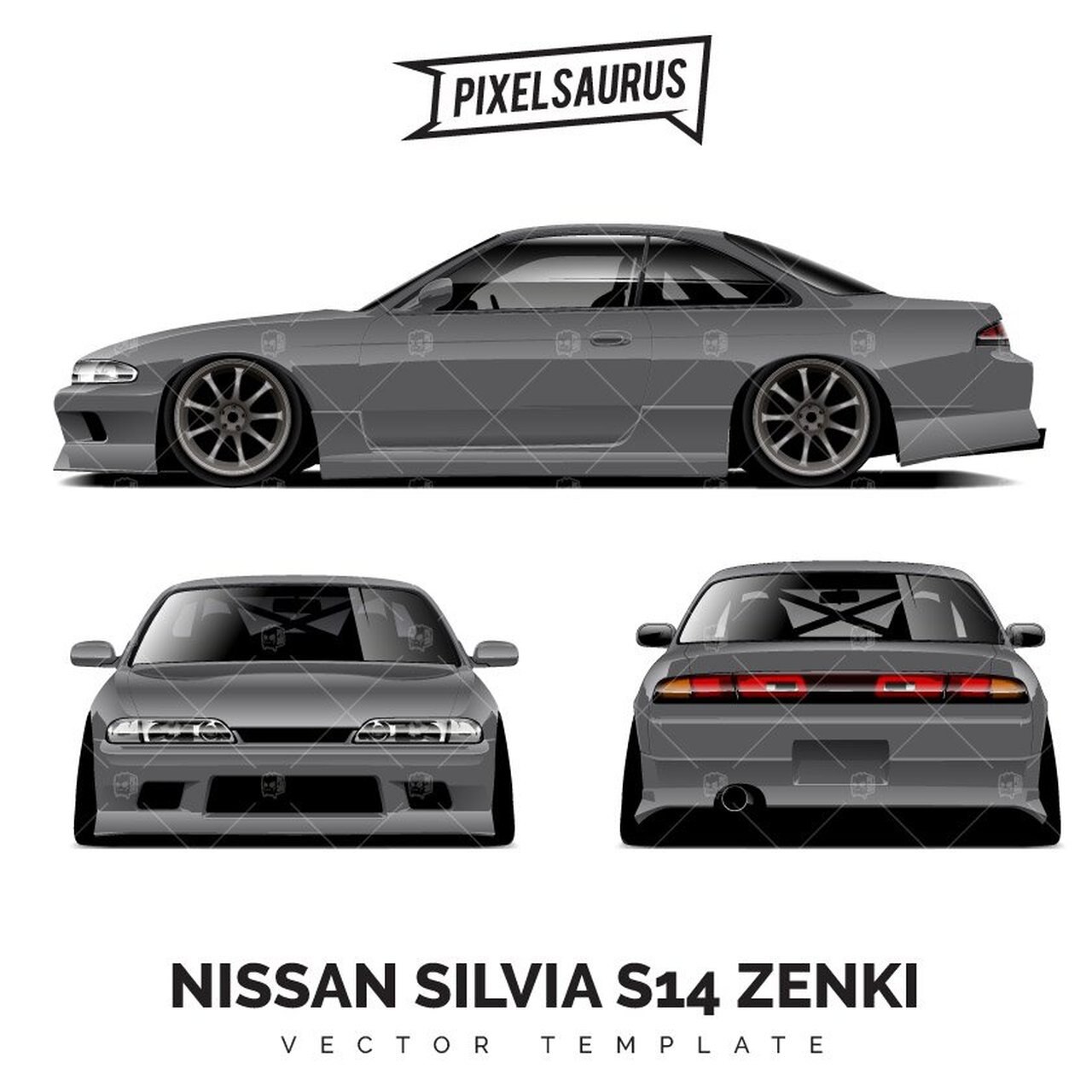 Ливреи развертки для Nissan Silvia s15