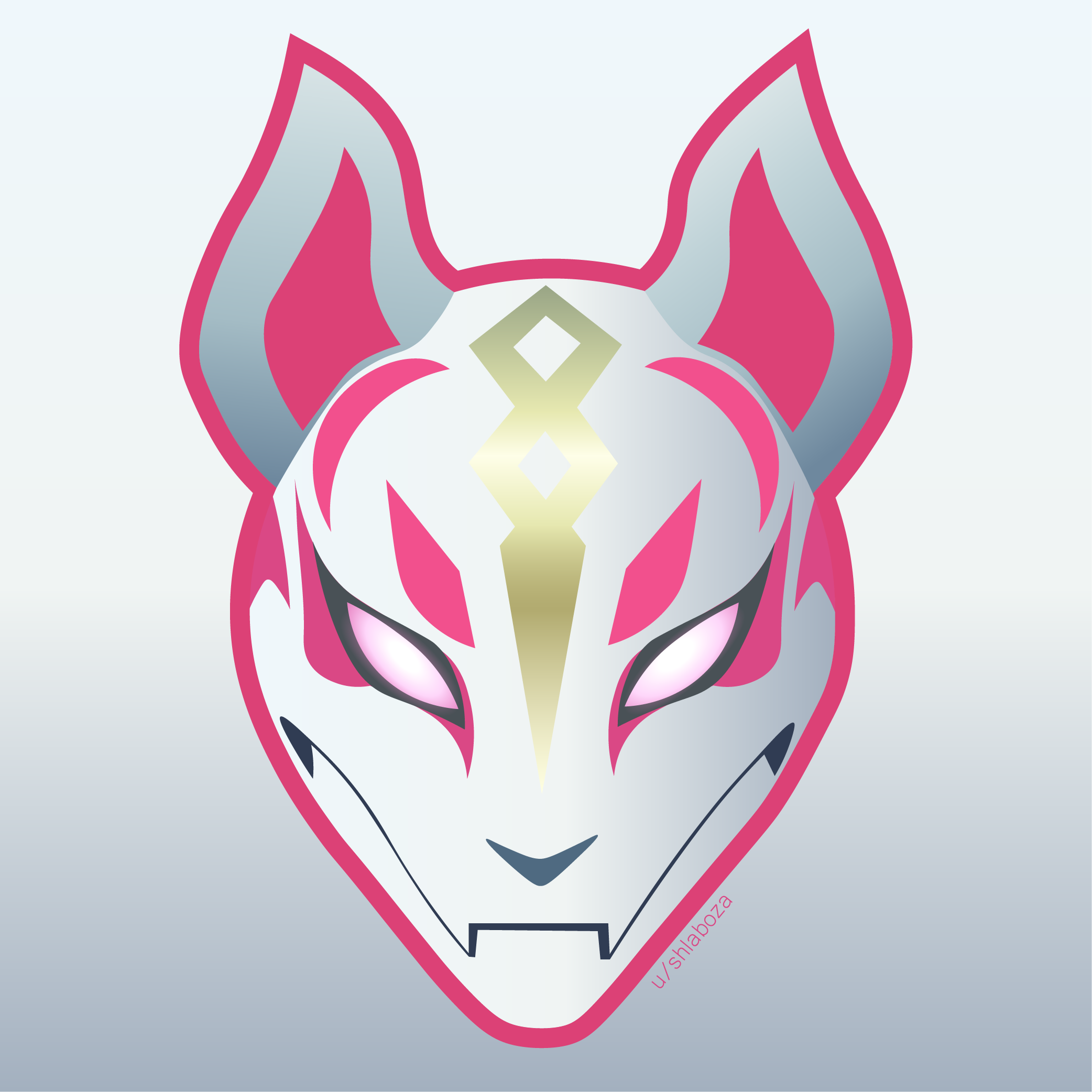 2084x2084 Drift Mask Vector Drawing Fortnitebr