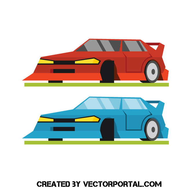 660x660 Drift Racing Car Vector