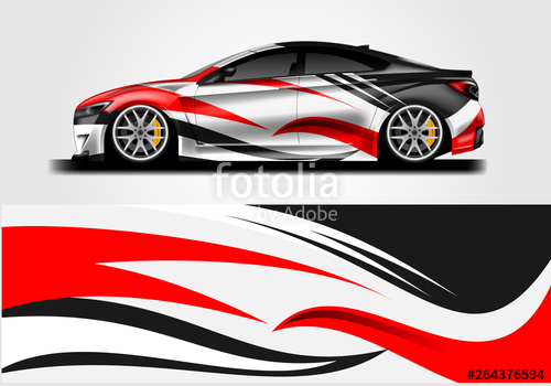 500x350 Livery Decal Car Vector Supercar, Rally, Drift Graphic
